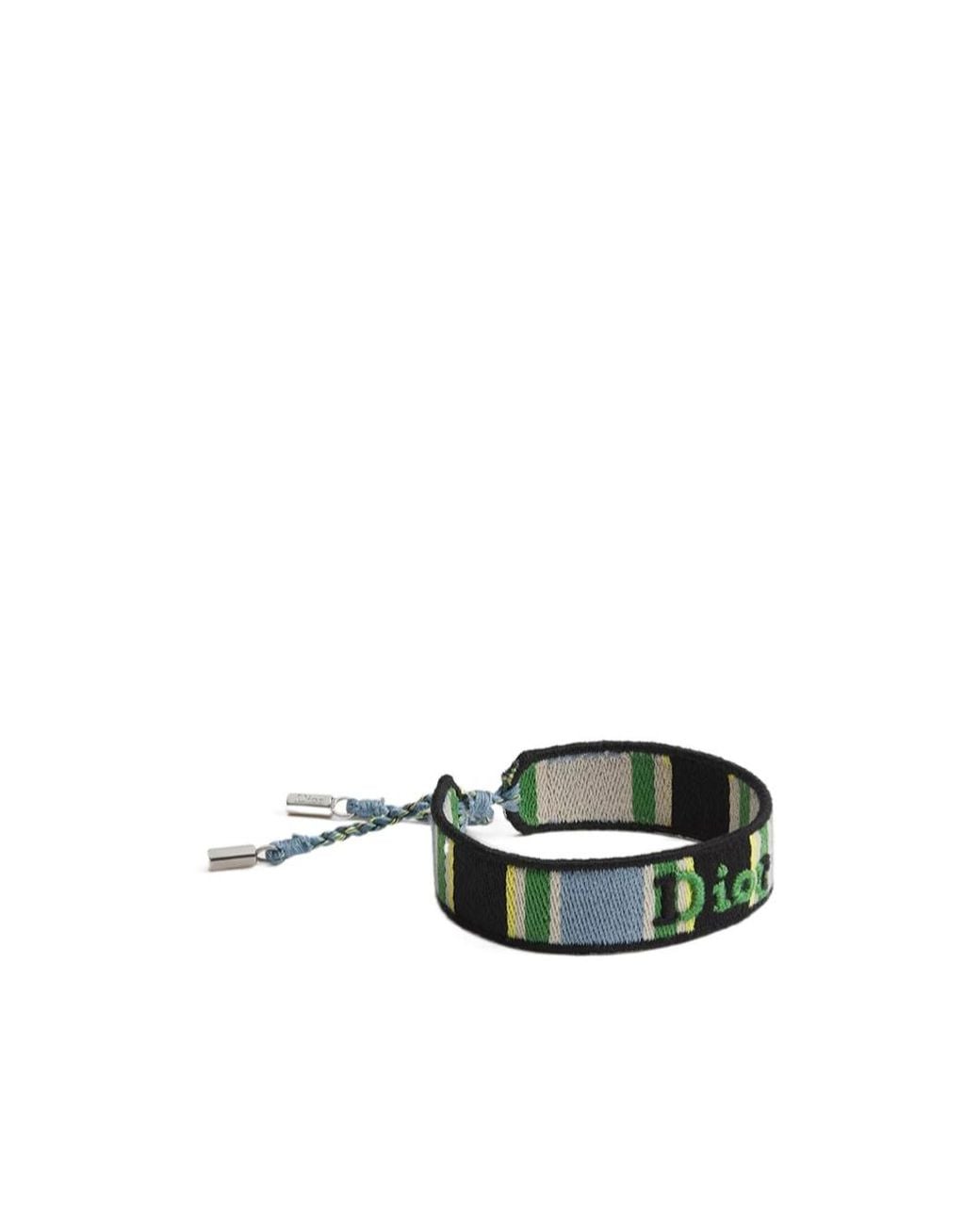Dior Multicolor Iviera Sun Stripes Bracelet for men