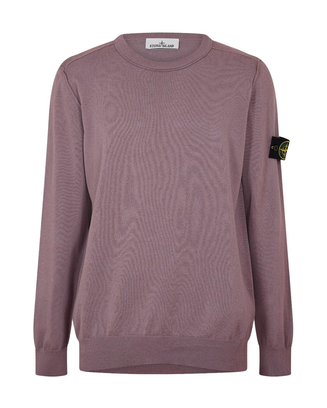 Stone Island Purple Crew Neck Sweatshirt for men