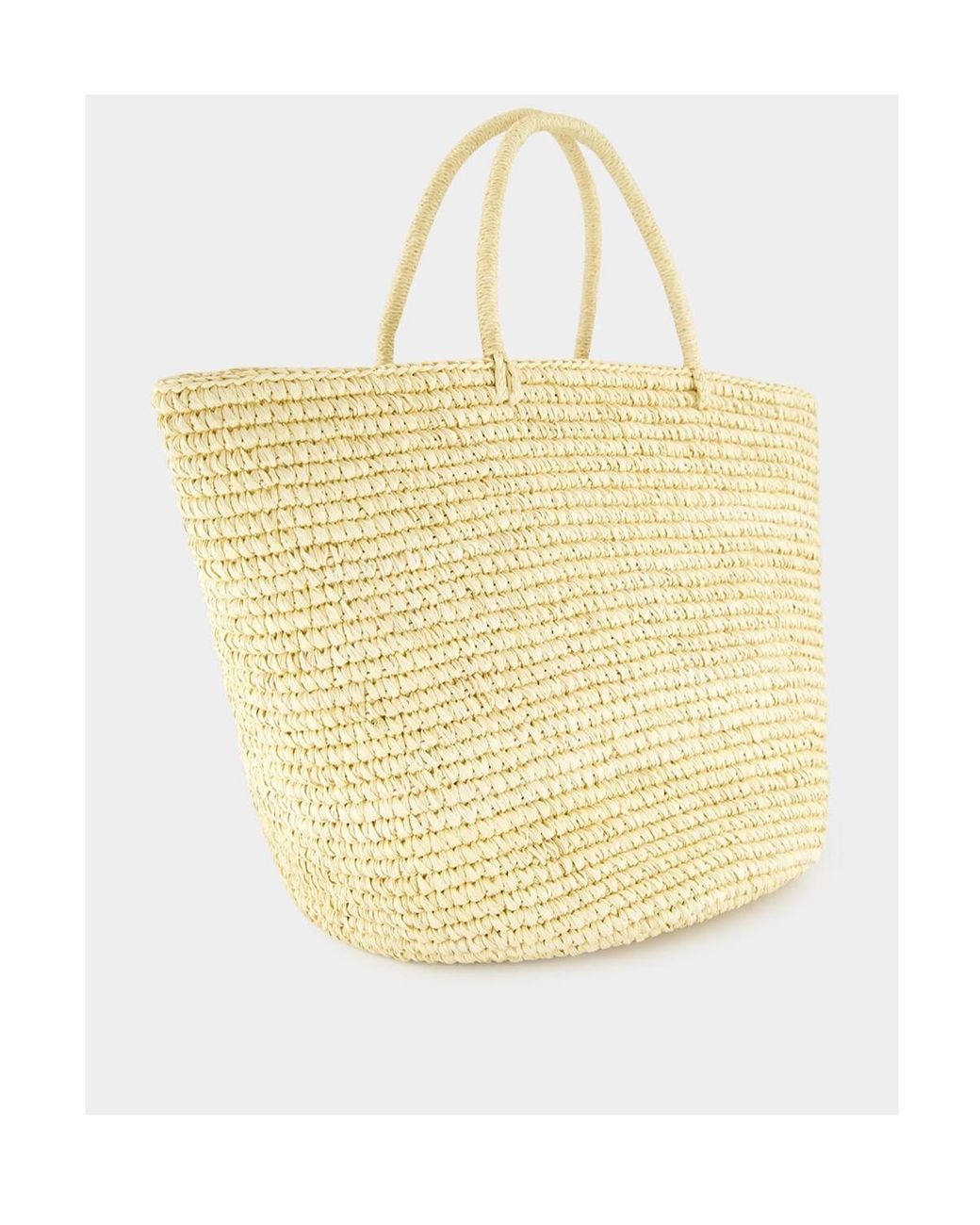 Sensi Studio Metallic Maxi Woven-Straw Tote Bag