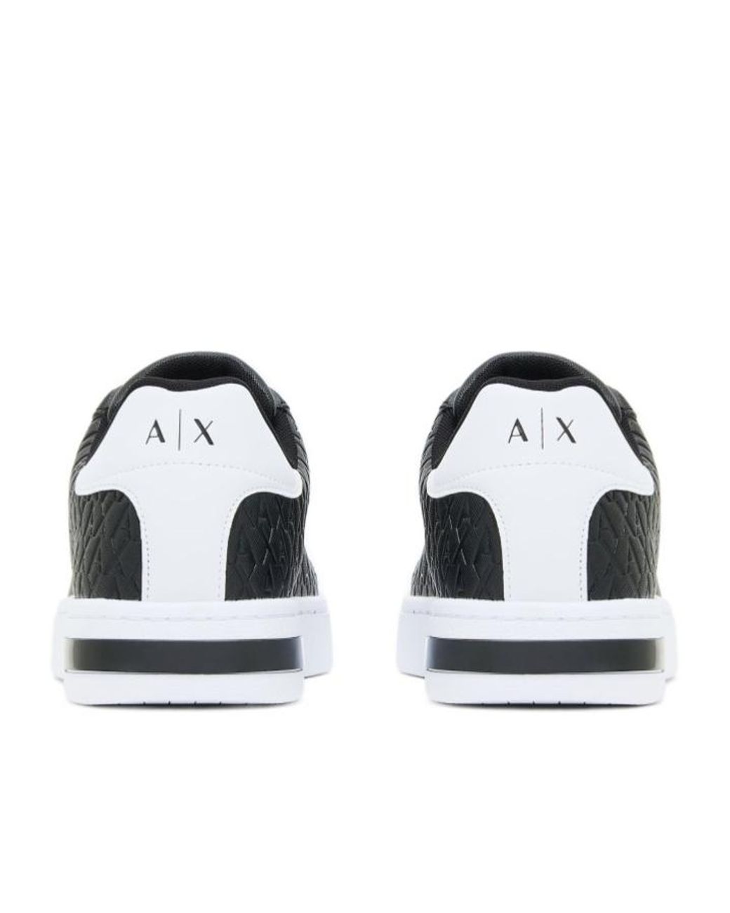 ARMANI EXCHANGE Blue Quilted Low-Top Sneakers for men
