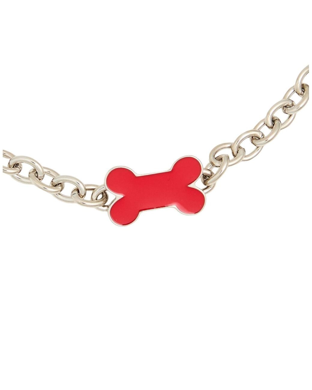 Marni White Metal Necklace