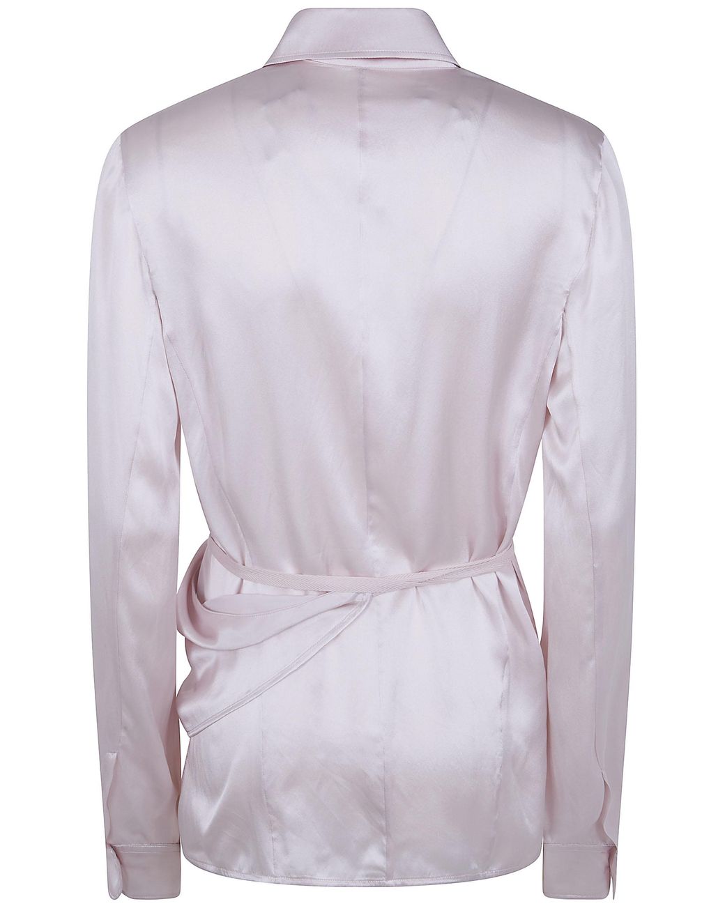 Ann Demeulemeester Purple 'Alba' Asymmetric Wrap Shirt