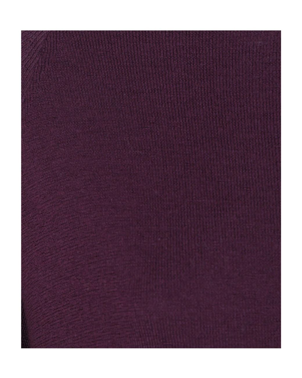 Aspesi Purple High Neck Knitted Sweater