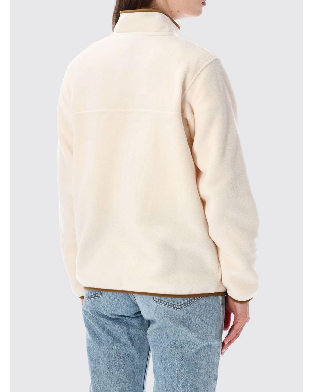Patagonia Natural Fleece Snap Button Pullover