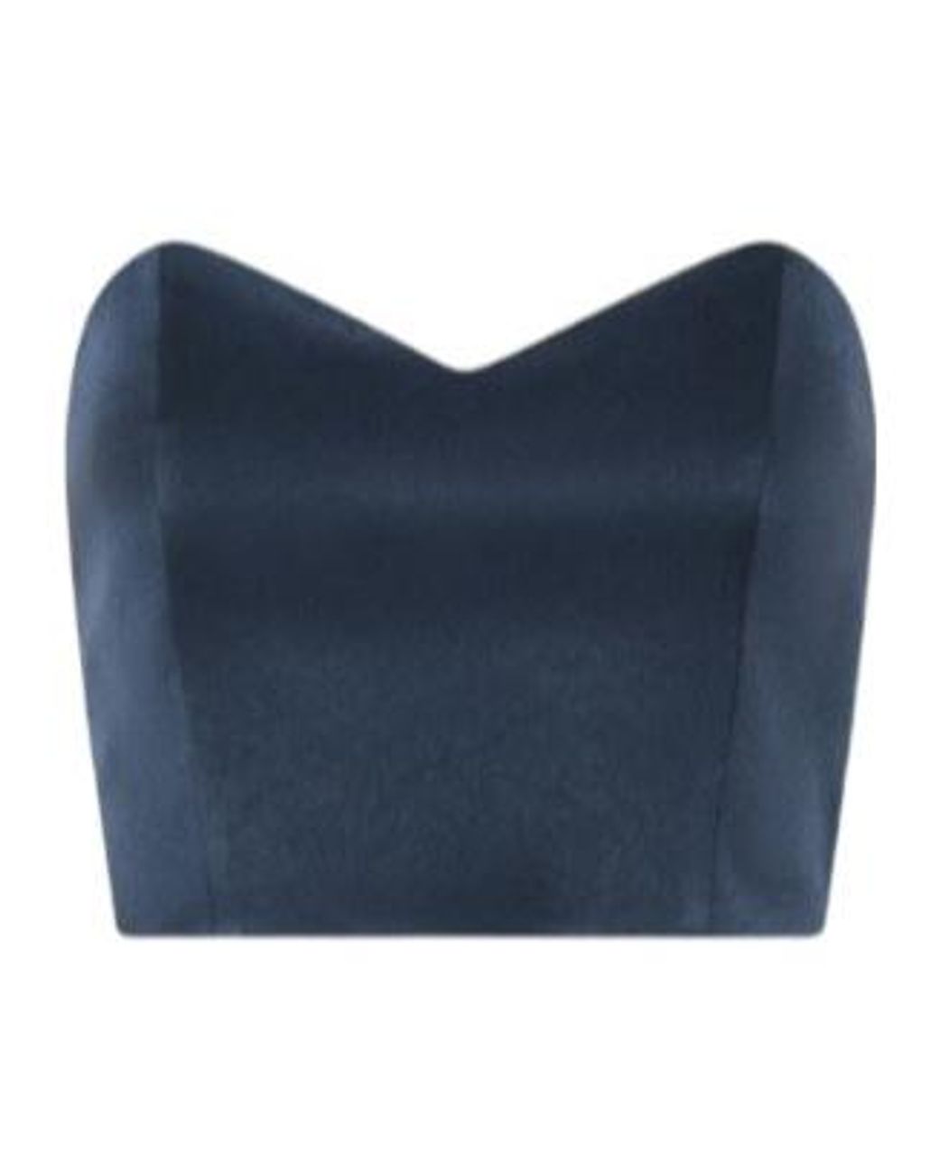 Marella Blue Satin Bustier