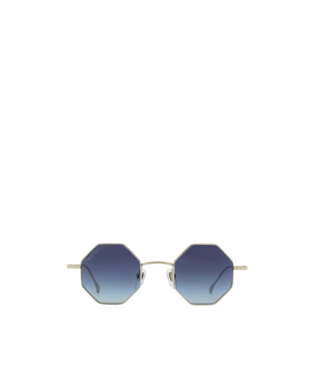 Gucci Blue Eyewear Geometric Frame Sunglasses for men