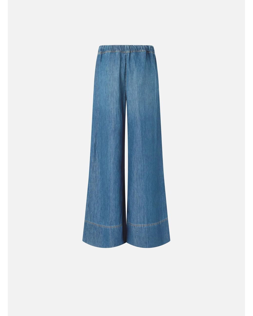 Pinko Blue Spiaggia Wide-Leg Jeans