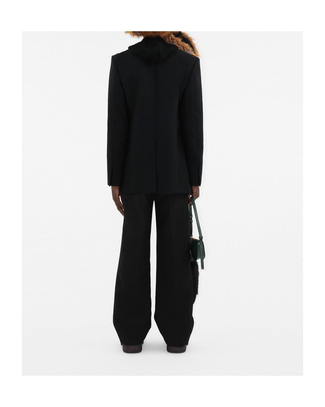 Burberry Black Half-Zip High-Neck Knitted Jumper for men
