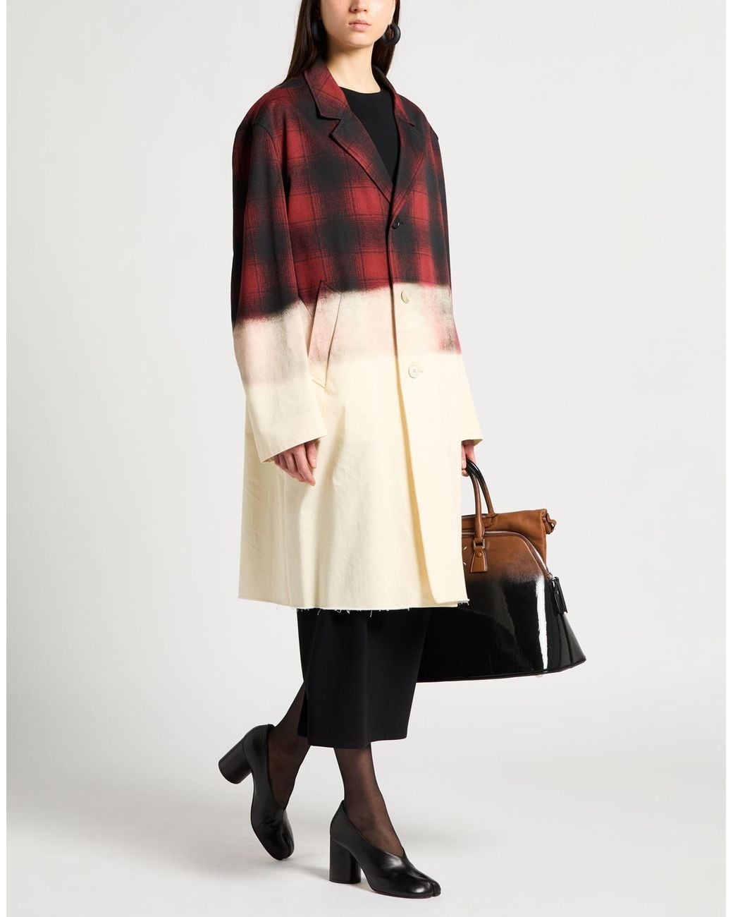 Maison Margiela Red Full-Length Jacket
