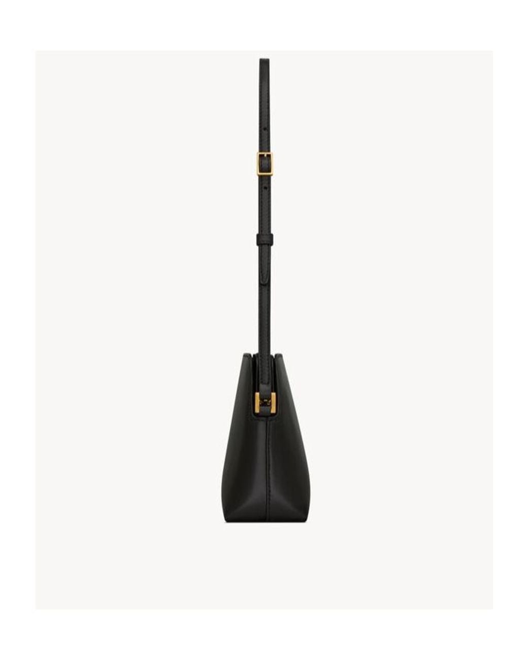 Saint Laurent Black Paris Zip-Up Mini Shoulder Bag