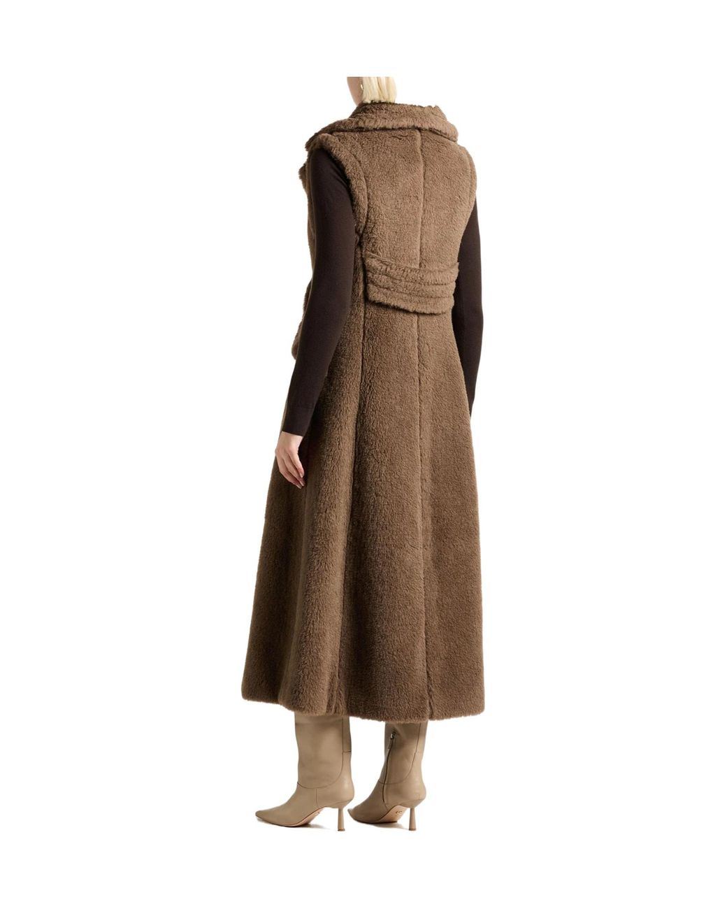 Max Mara Brown Shearling & Teddy