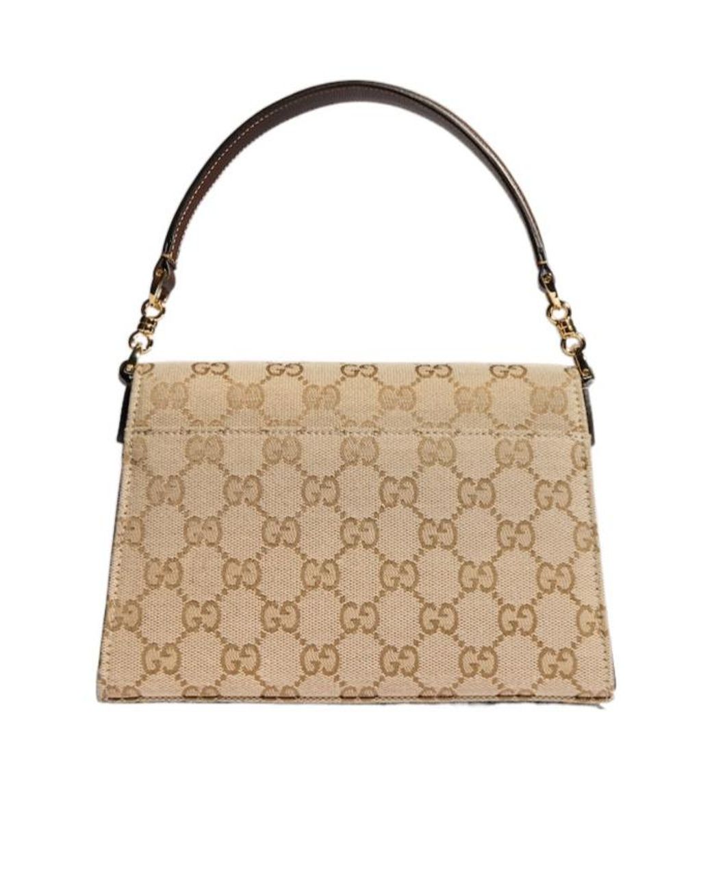 Gucci Brown Horsebit Duomo Small Top Handle Bag