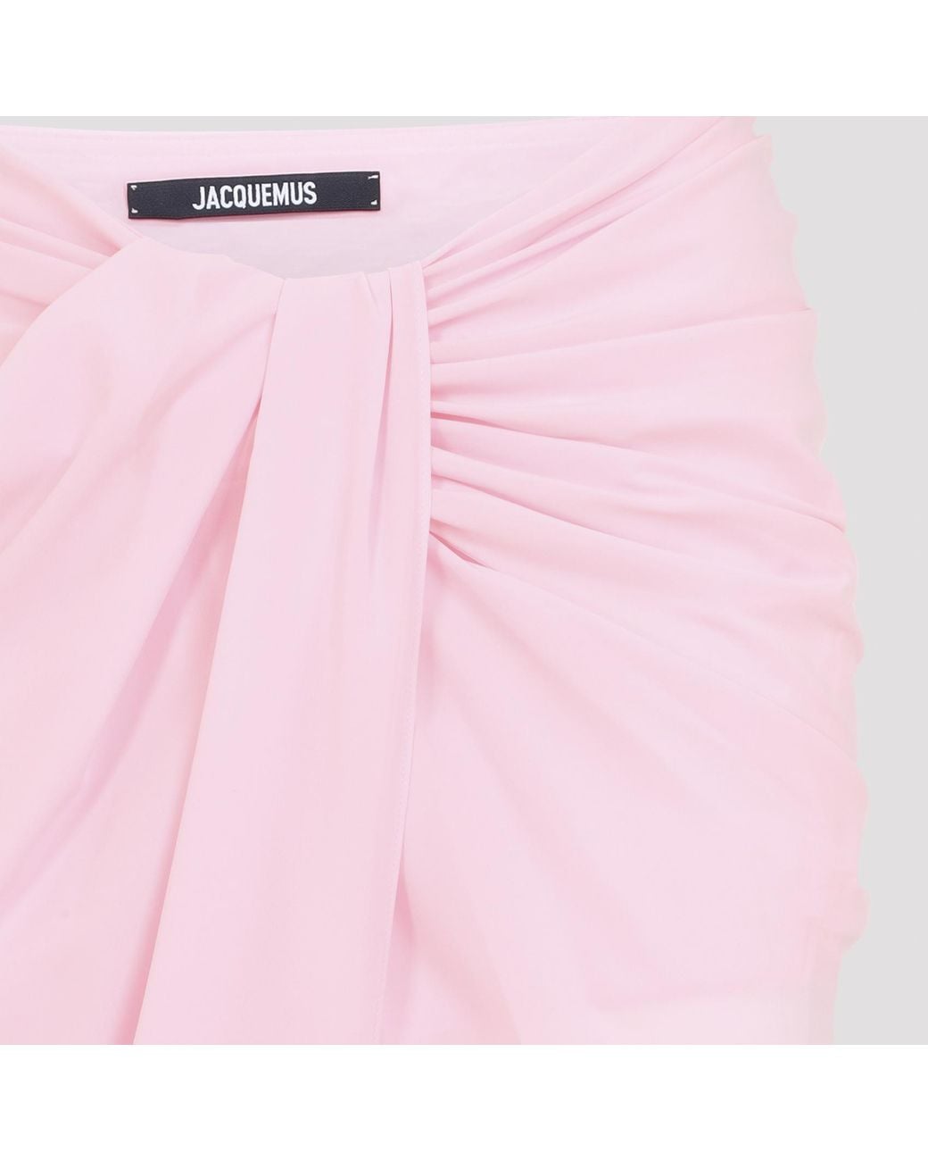 Jacquemus Pink The Paréo Asymmetric Skirt