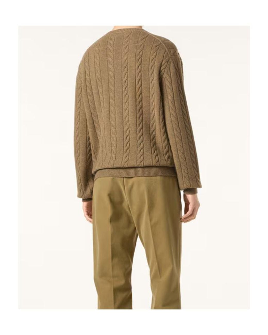 Loro Piana Natural Cedar Crewneck for men