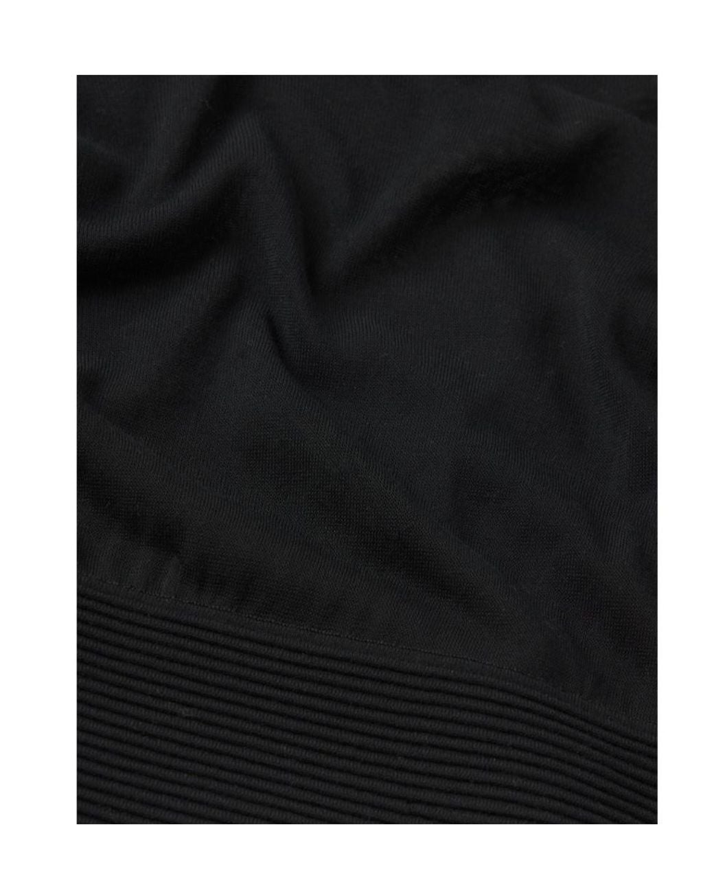 FRAME Black Sheer Panel Knitted Sweater