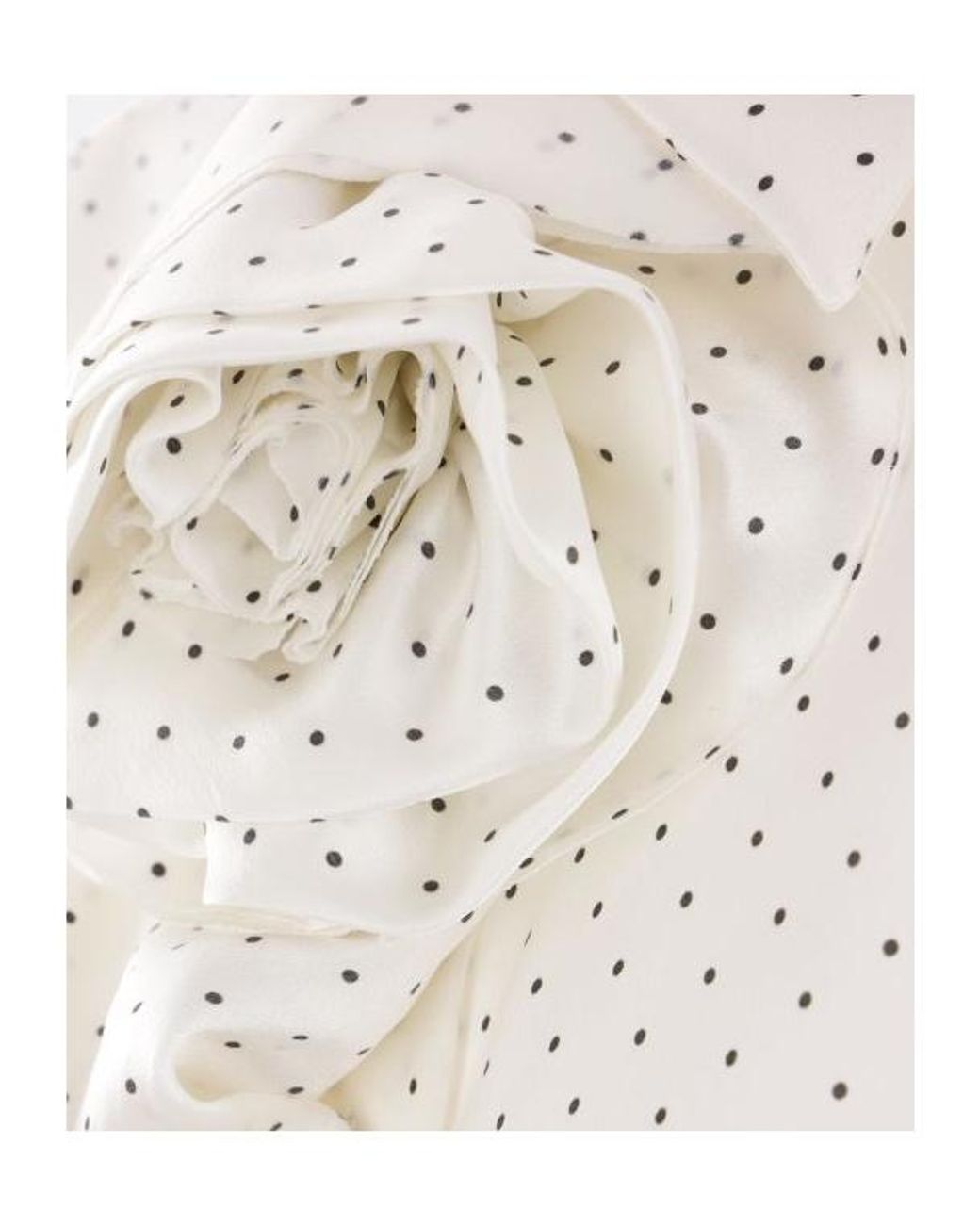 Ermanno Scervino White Polka Dot Printed Long-Sleeved Shirt