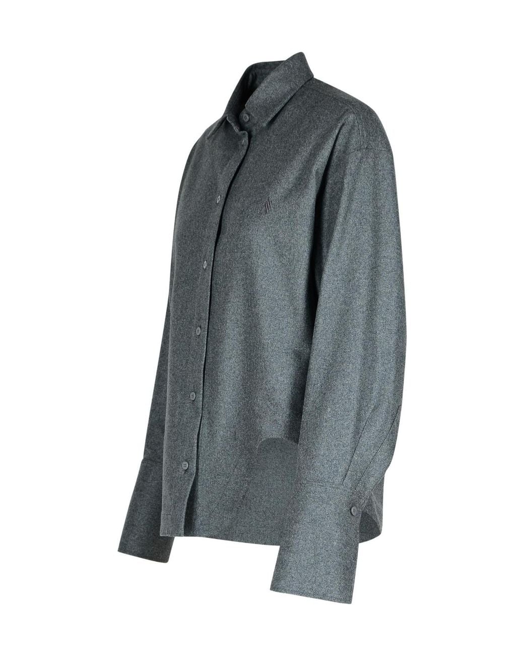 The Attico Gray The Eliza Shirt