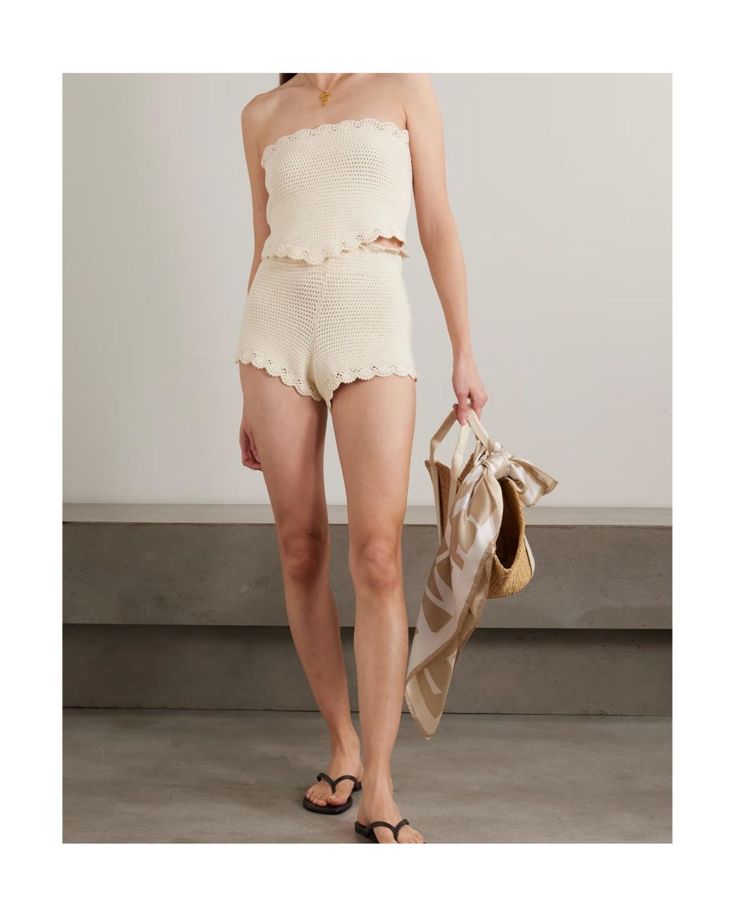 Posse Natural Off-Shoulder Top