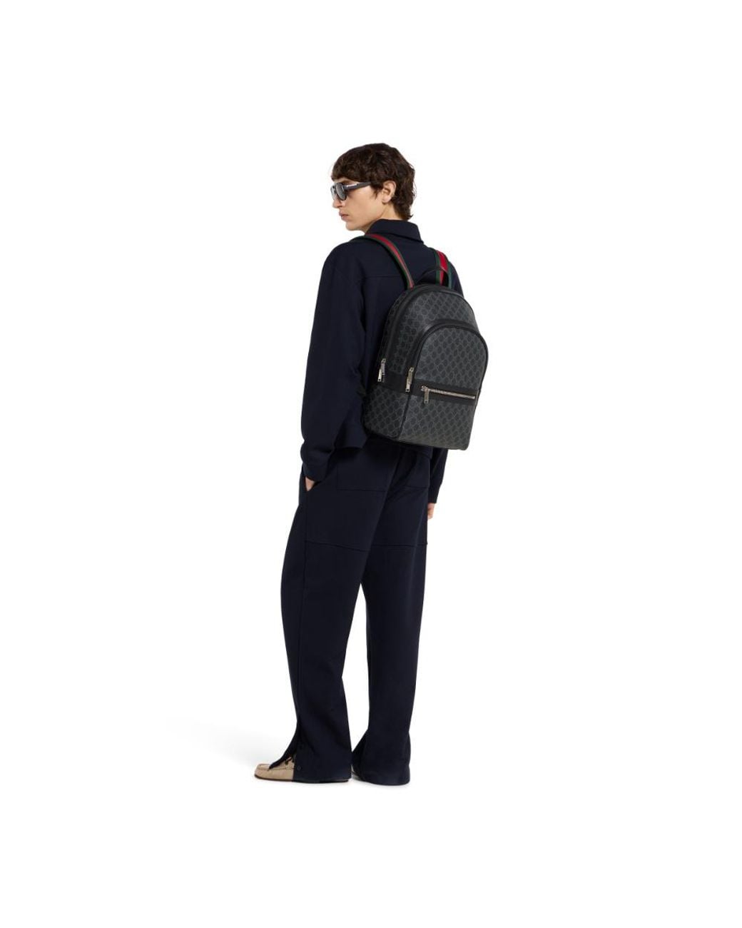 Gucci Black Porter Medium Backpack for men