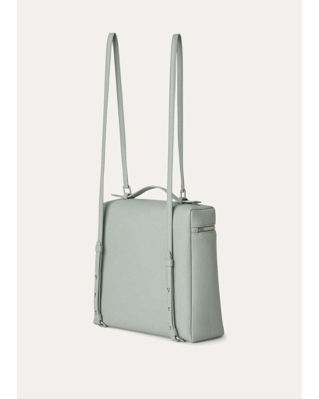 Loro Piana Green Extra Pocket L23.5 Backpack