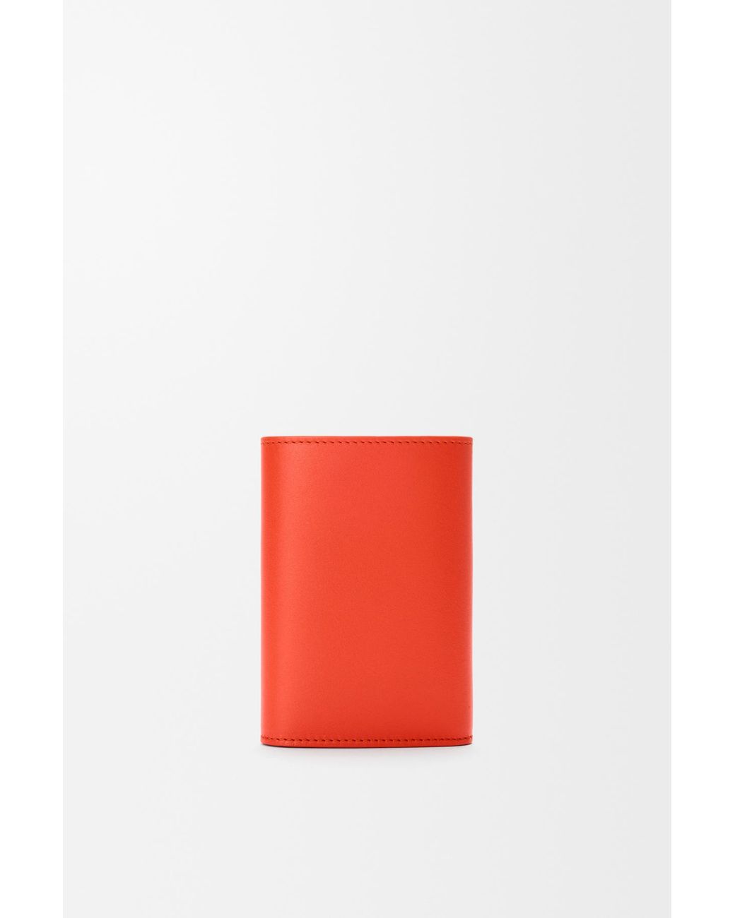 Loewe Red Pebble Small Vertical Wallet