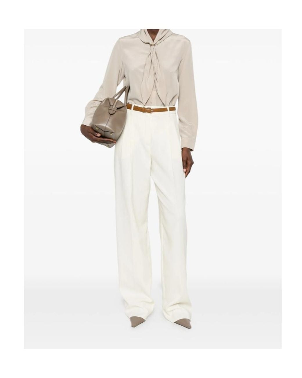Max Mara Natural Long Sleeve Top