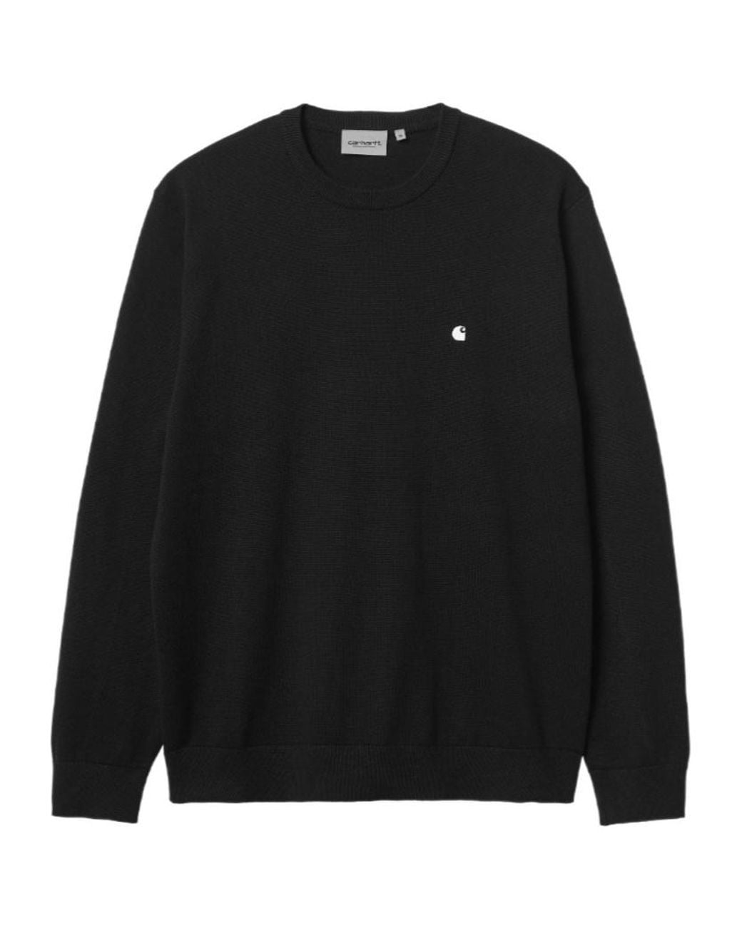 Carhartt Black Madison Crewneck Knitted Jumper for men