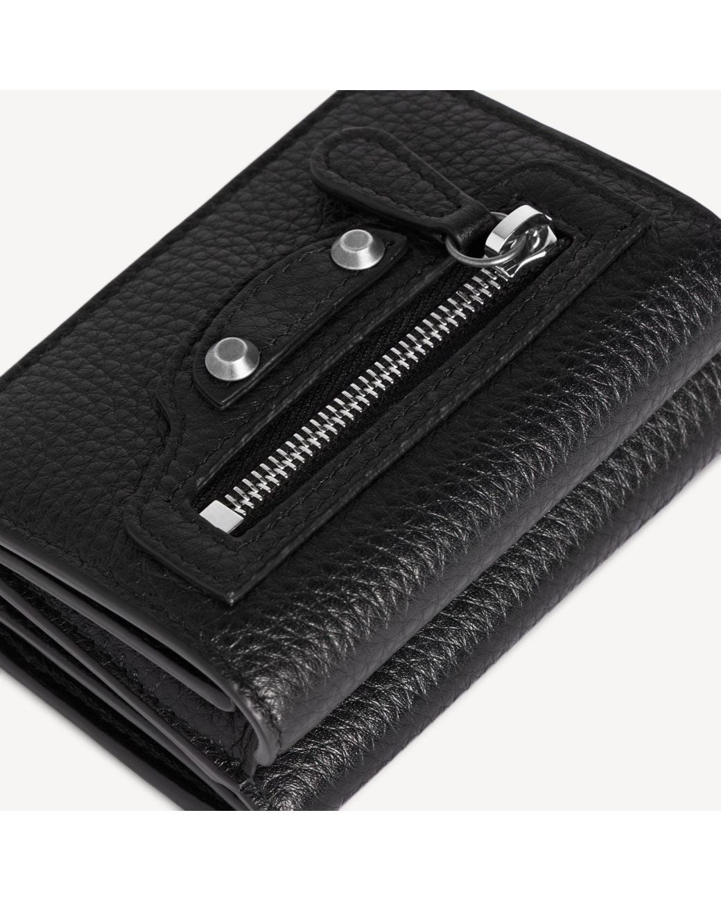 Balenciaga Black Le City Business Mini Wallet for men