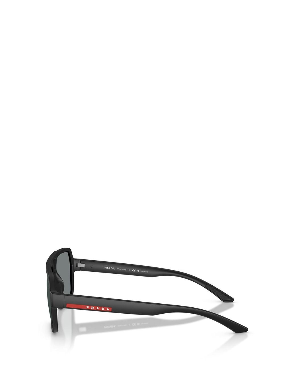 Prada Linea Rossa Gray Prada Eyewear Aviator Sunglasses for men