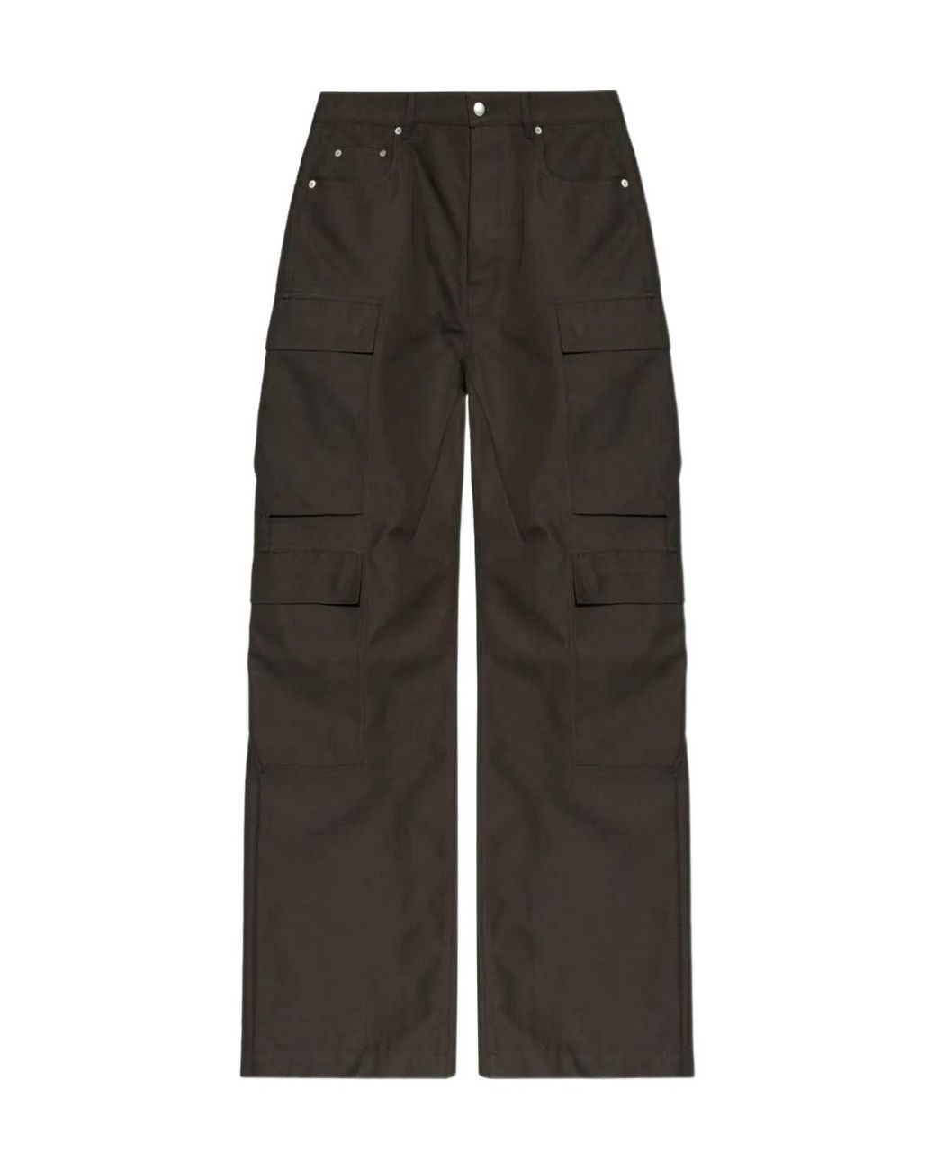 Rick Owens Brown Pocket Cargo Trousers for men