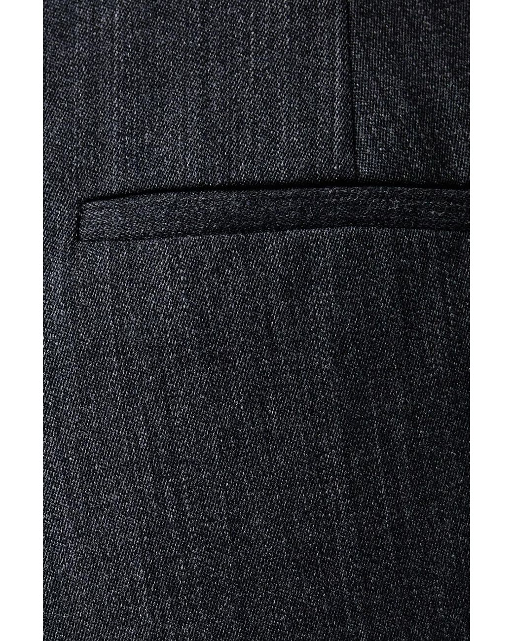Calvin Klein Gray Straight-Leg Casual Trousers