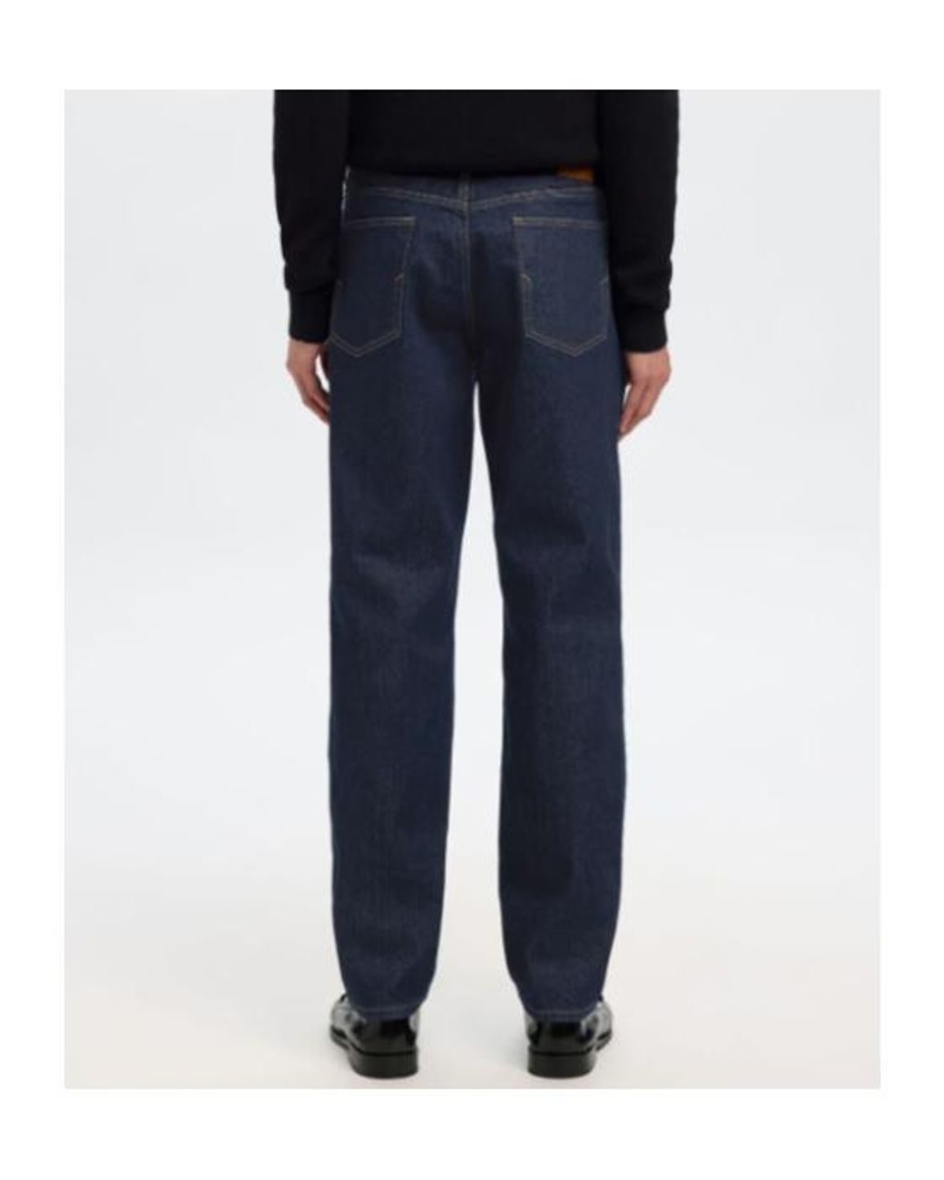 SELECTED Blue 190 Tapered Fit Jeans for men