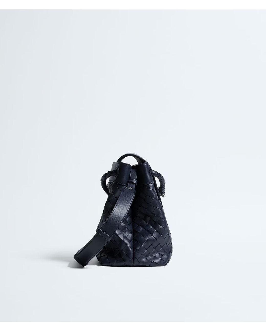 Bottega Veneta Blue Andiamo Messenger Bag for men