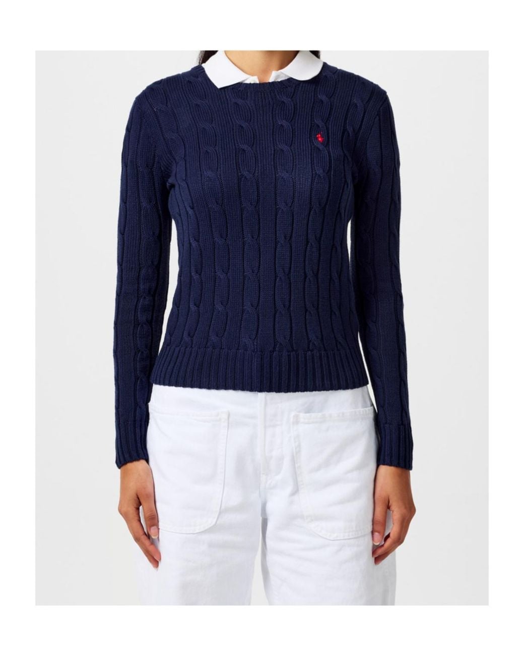 Polo Ralph Lauren Blue Julianna Crewneck Sweater