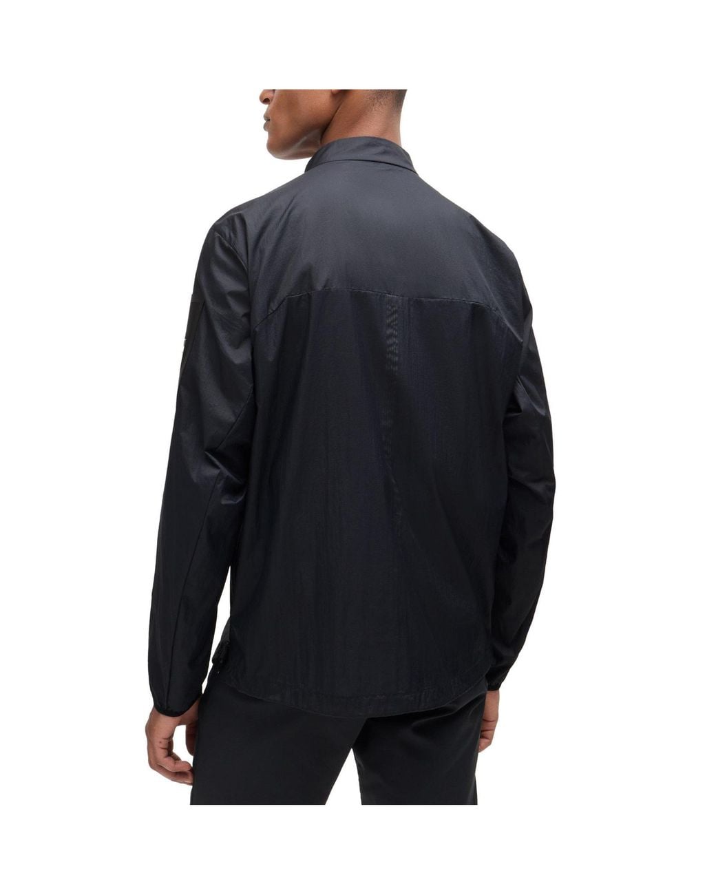 Boss Blue Minimalist Casual Jacket for men