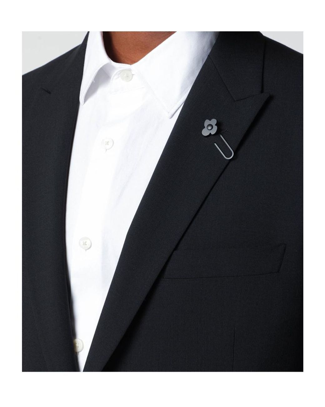 Lardini Black Single-Breasted Suit for men