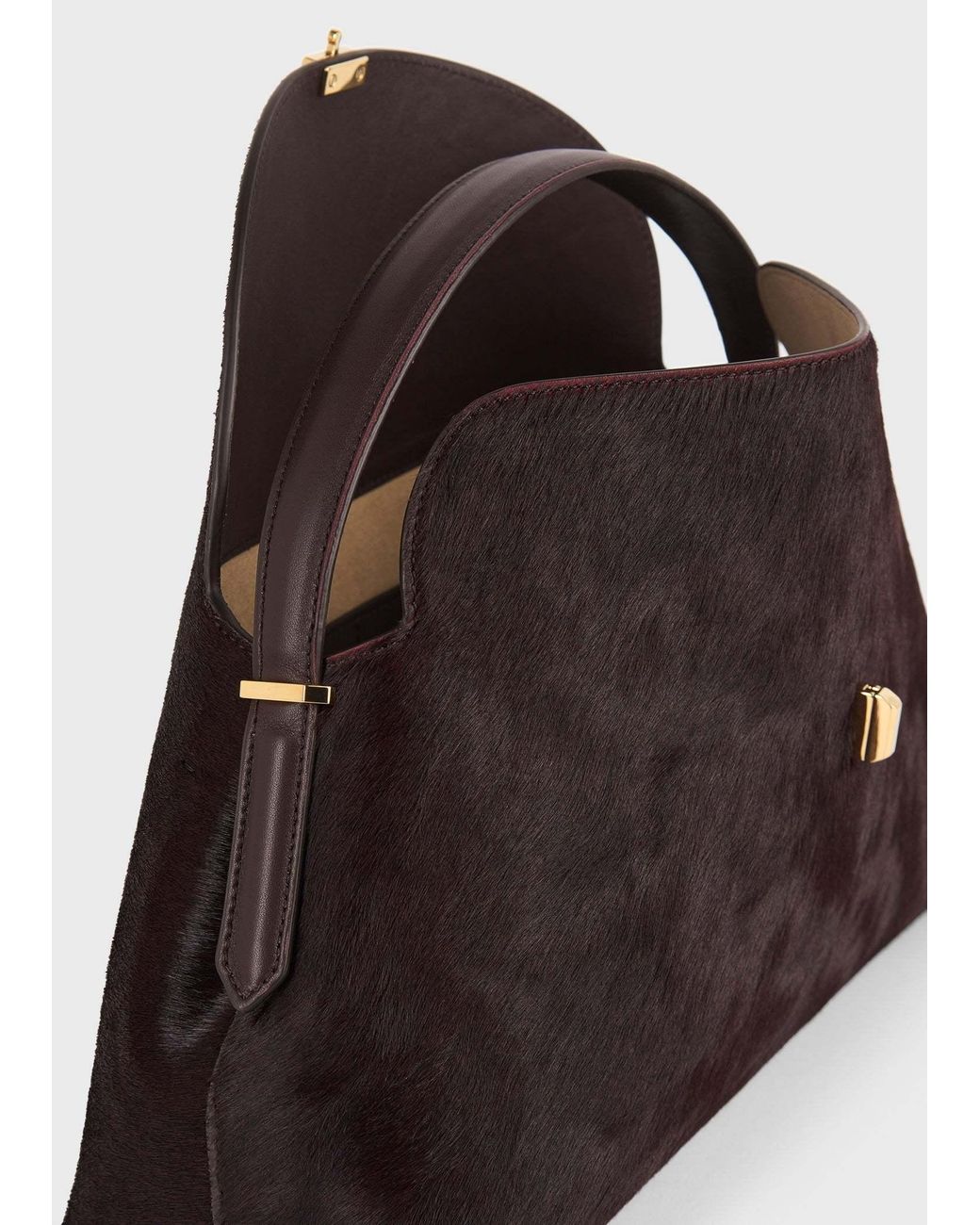 Totême Brown Medium T-Lock Tote Bag