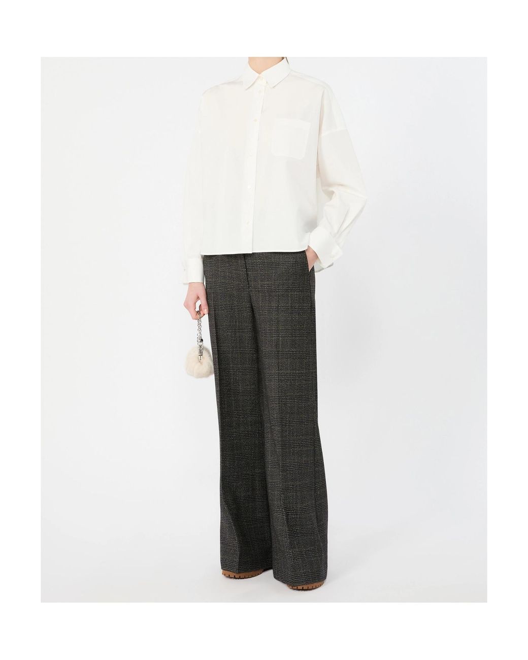 Weekend by Maxmara White Ovatta Boxy Shirt