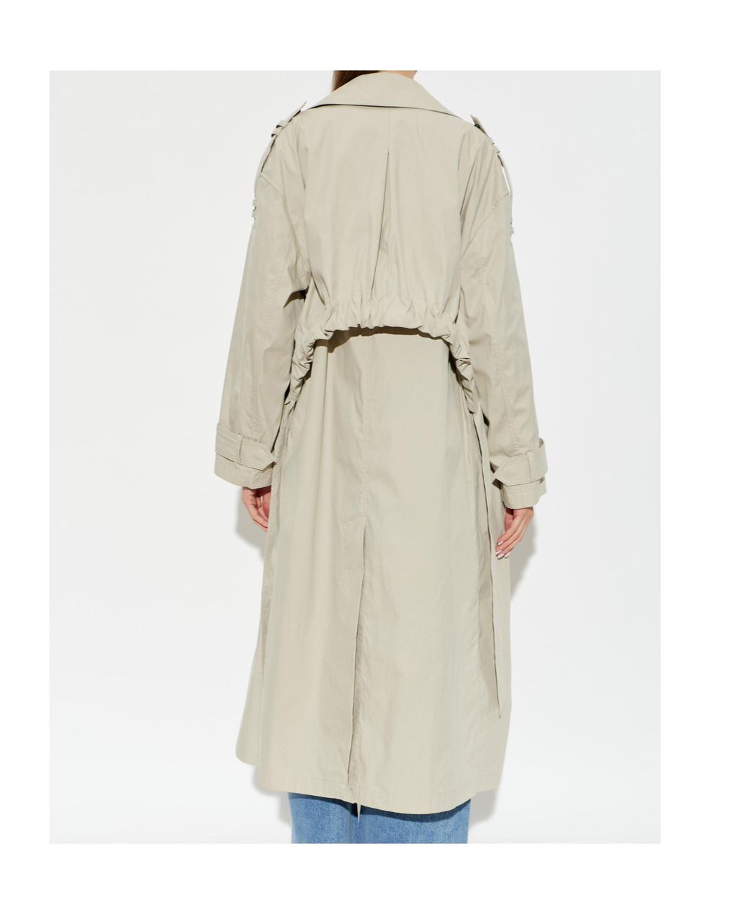 AllSaints Natural Linnie Belted Trench Coat