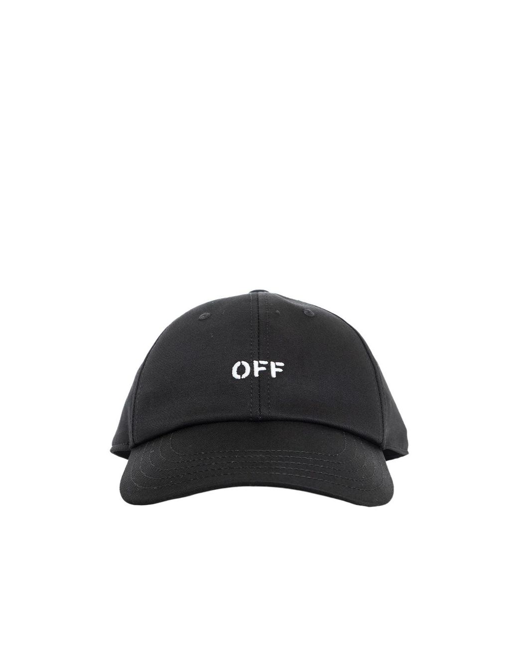 Off-White c/o Virgil Abloh Black Logo Embroidered Baseball Cap for men