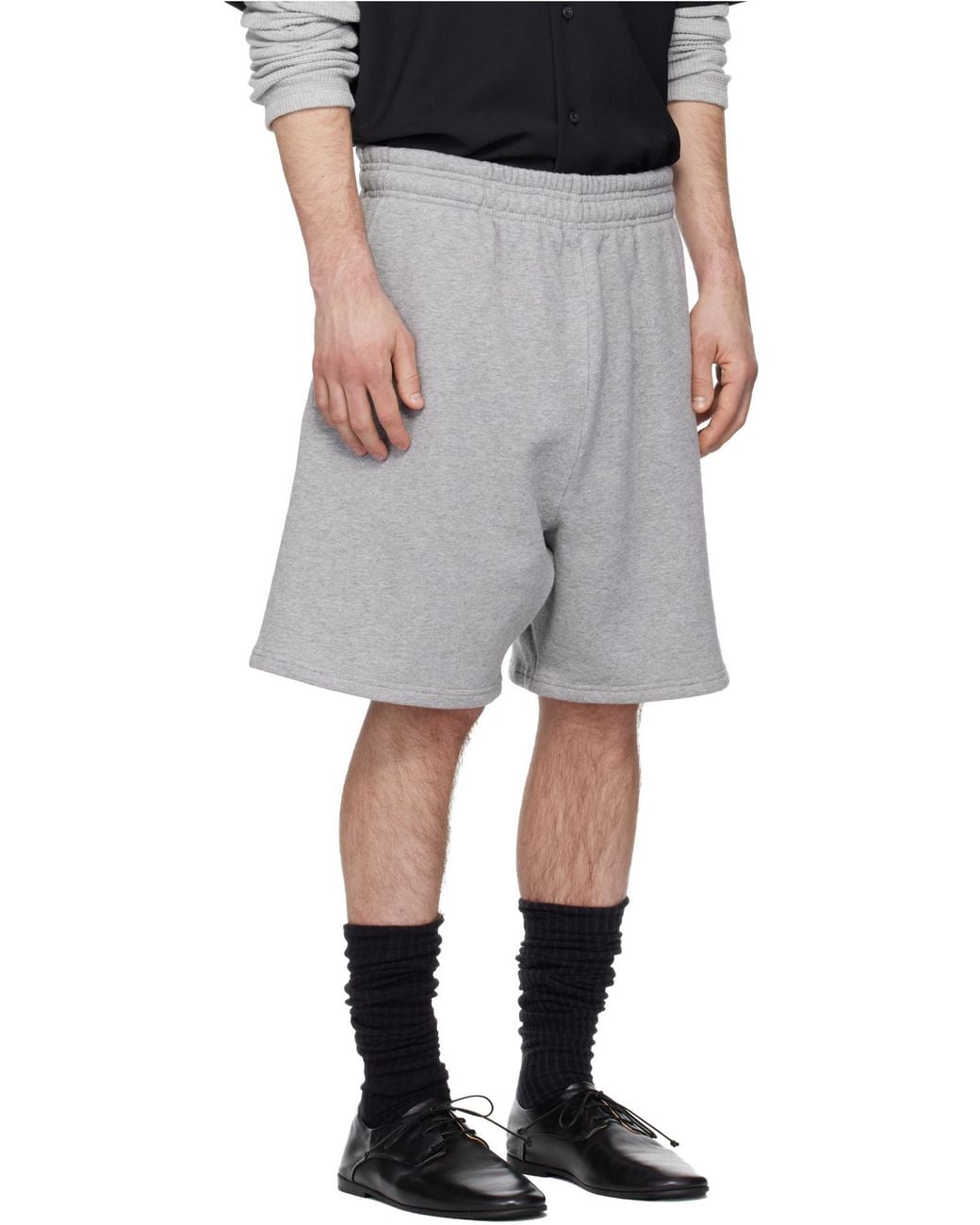 Entire studios Gray Standard Elastic Waistband Sweatshorts for men