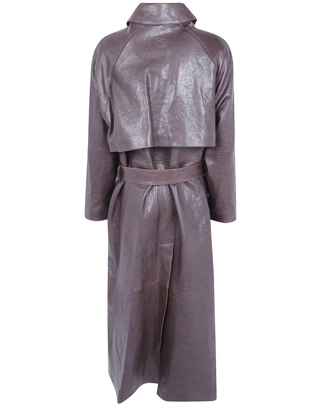 Magda Butrym Purple Belted Coat