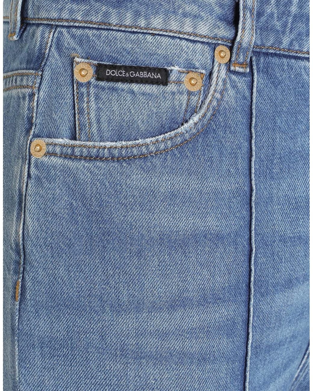 Dolce & Gabbana Blue 5-Pocket Denim Trousers