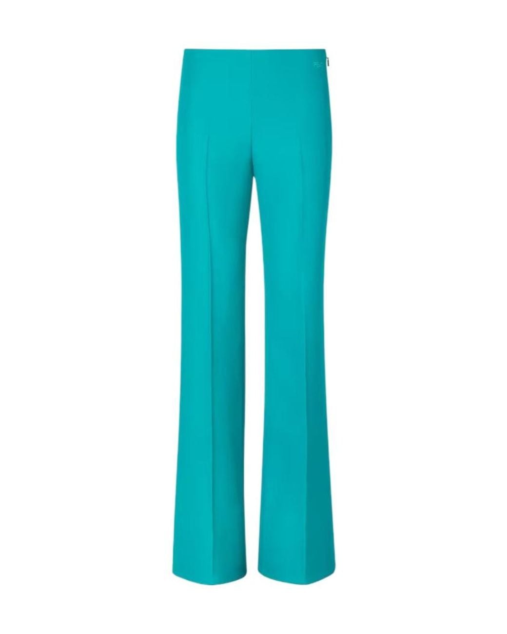 Fendi Blue Elevated Mini Trousers For