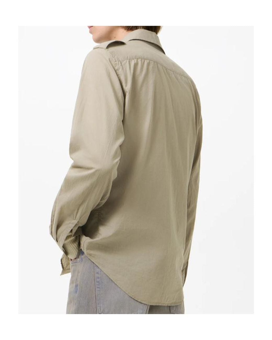 Our Legacy Natural Beyond Embroidered Oversized Shirt for men