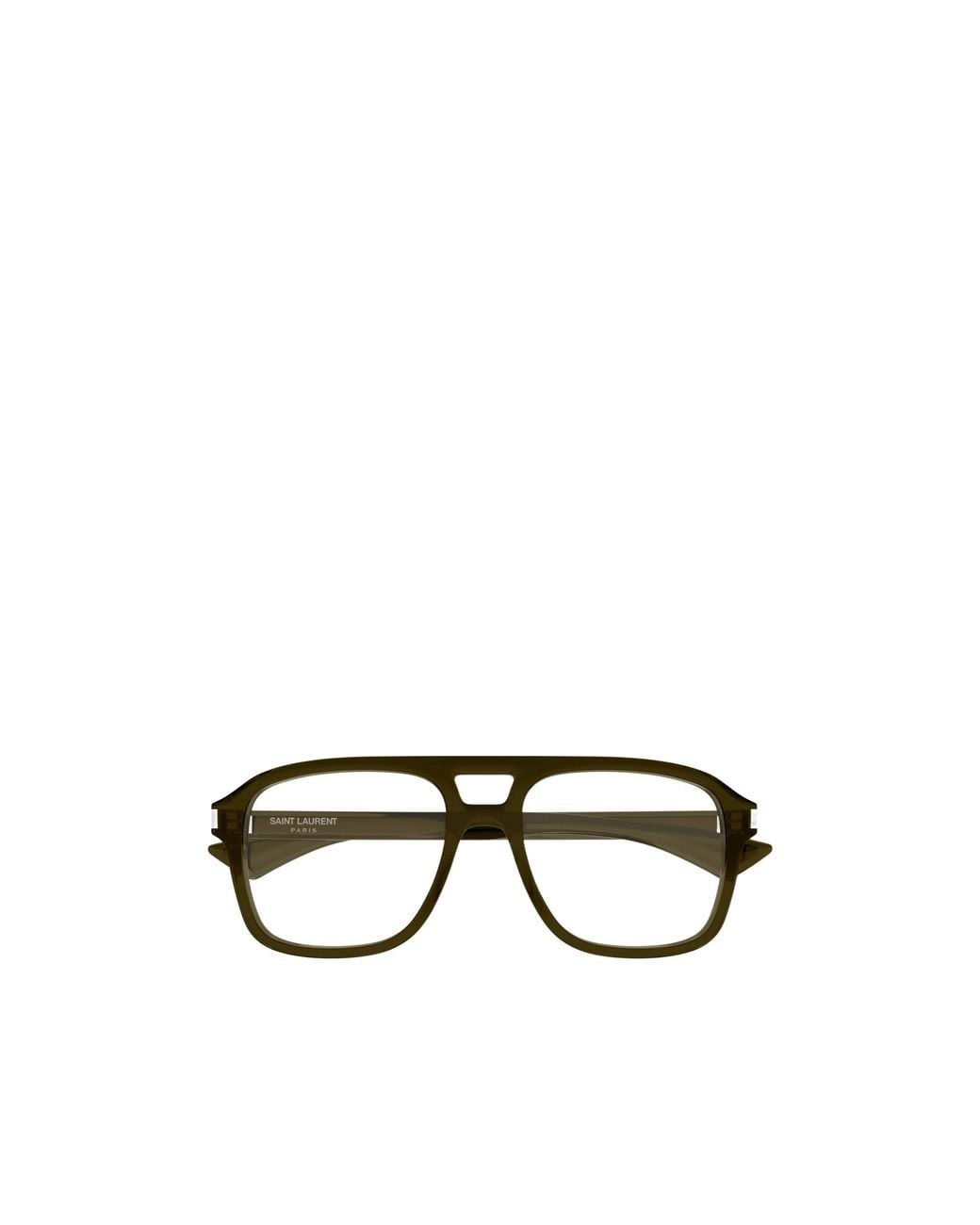 Saint Laurent White Sl 881 Optical Glasses for men