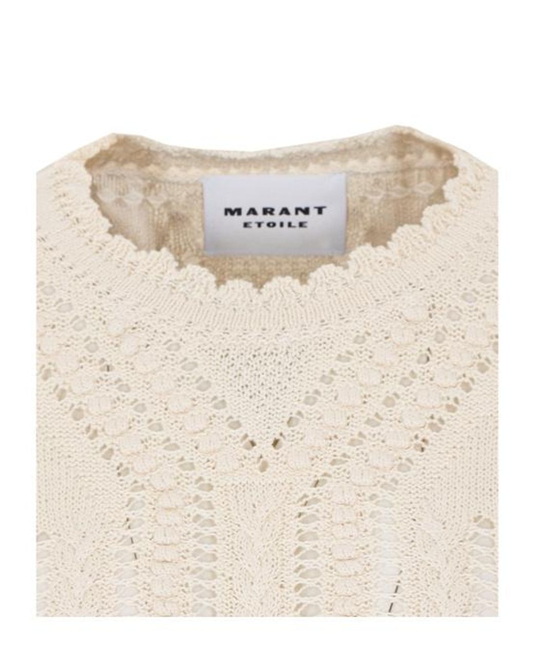 Isabel Marant Natural Isabel Marant Étoile Norma Ruffled Knit Sweater