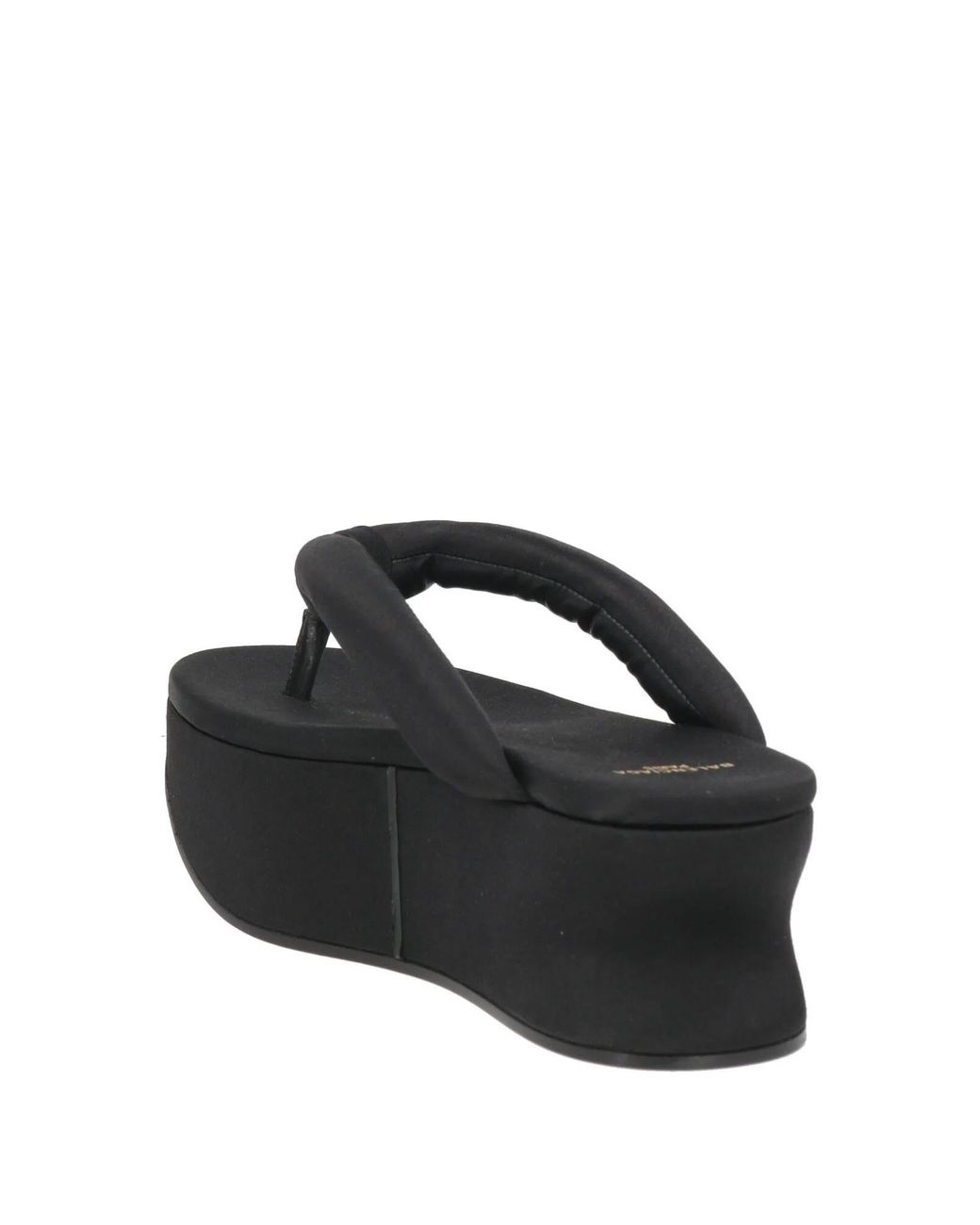 Balenciaga Black Flip Flops
