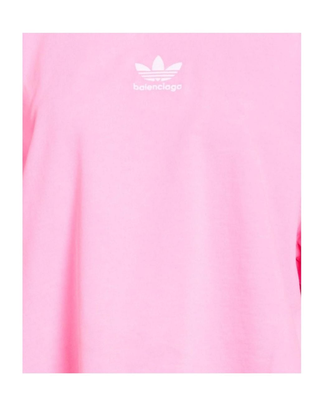Balenciaga Pink Solid Color Hoodie