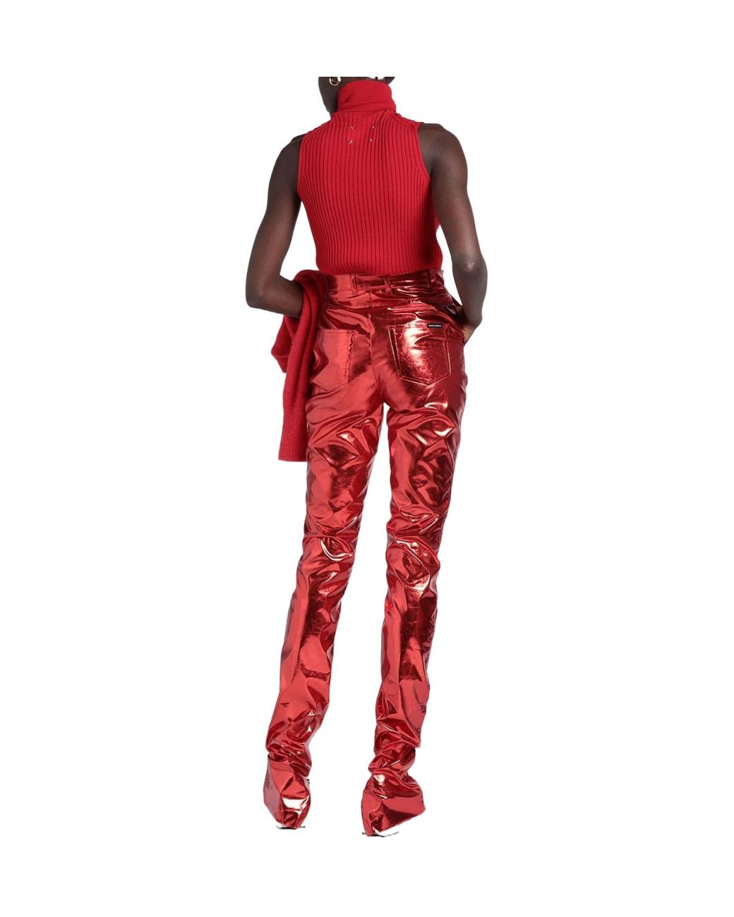 Dolce & Gabbana Metallic Flared Trousers